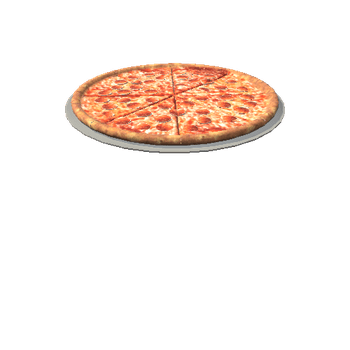 Pizza Round Tray_Pepperoni Pizza